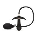 Anal Collection - Inflatable Butt Plug with Pump 8 cm - Black