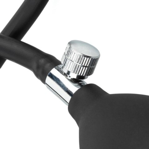 Anal Collection - Inflatable Butt Plug with Pump 8 cm - Black