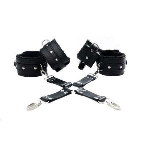 Black hogtie with comfy wrist and ankle cuffs Black hogtie with comfy wrist and ankle cuffs