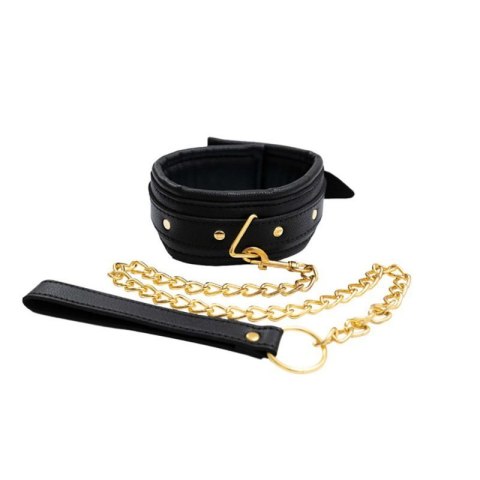 Collar with detachable leash Collar with detachable leash