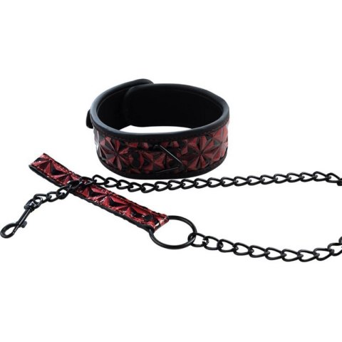 Collar with detachable leash Collar with detachable leash
