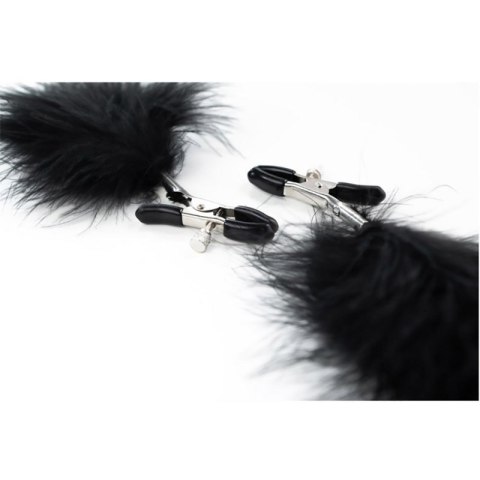 Feather nipple clamps with adjustable
pressure, and soft comfortable pads Feather nipple clamps with adjustable
pressure, and soft comfortable pads