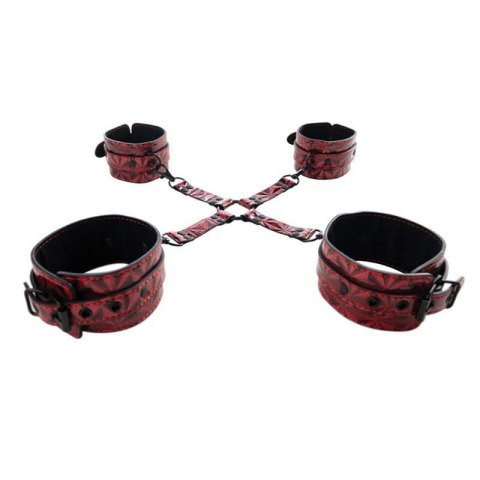 Luxury hogtie with wrist and ankle cuffs Luxury hogtie with wrist and ankle cuffs