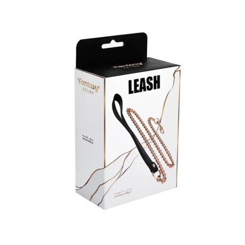 Metal and leather chain leash Metal and leather chain leash