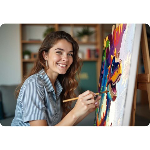 Obraz do malowania po numerach 40x50 cm Massido Dino Obraz do malowania po numerach 40x50 cm Massido Dino