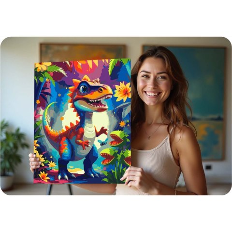 Obraz do malowania po numerach 40x50 cm Massido Dino Obraz do malowania po numerach 40x50 cm Massido Dino