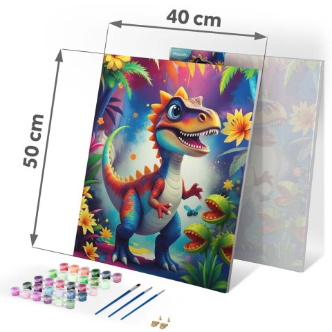 Obraz do malowania po numerach 40x50 cm Massido Dino Obraz do malowania po numerach 40x50 cm Massido Dino