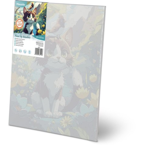 Obraz do malowania po numerach 40x50 cm Massido Kotek Obraz do malowania po numerach 40x50 cm Massido Kotek