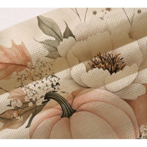 Poszewka na poduszkę 45x45cm piękny druk jesień, dynie - POD239