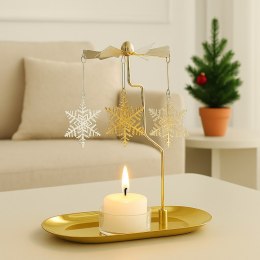 Świecznik VIRELA z karuzelą, w pudełku 17,8х18,5cm - SW08