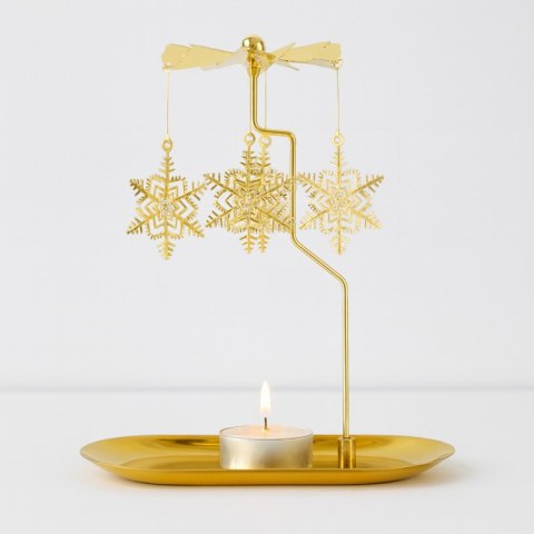 Świecznik VIRELA z karuzelą, w pudełku 17,8х18,5cm - SW08