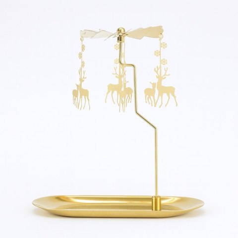 Świecznik VIRELA z karuzelą, w pudełku 17,8х18,5cm - SW09