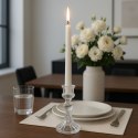 Świecznik dekoracyjny, szklany Glamour 10 cm - SW11