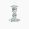 Świecznik dekoracyjny, szklany Glamour 10 cm - SW12