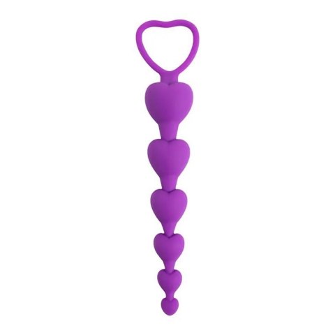 ANAL BEADS purple heart ANAL BEADS purple heart
