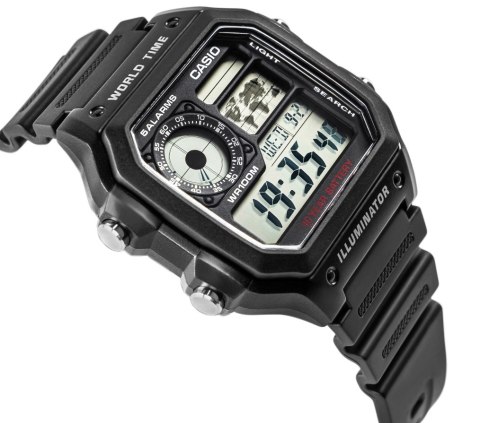 Zegarek Męski CASIO AE-1200WH-1AVDF + BOX Zegarek Męski CASIO AE-1200WH-1AVDF + BOX