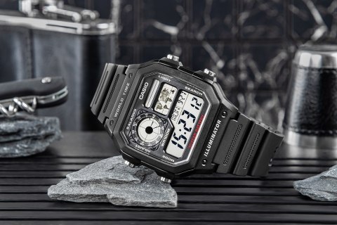 Zegarek Męski CASIO AE-1200WH-1AVDF + BOX Zegarek Męski CASIO AE-1200WH-1AVDF + BOX