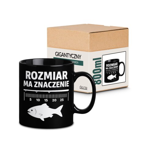 Gigantyczny Kubek dla Wędkarza - Rozmiar ma znaczenie - Kubek XXL Gigantyczny Kubek dla Wędkarza - Rozmiar ma znaczenie - Kubek XXL