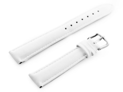 Pasek skórzany do zegarka W83L - biały - 18mm Pasek skórzany do zegarka W83L - biały - 18mm
