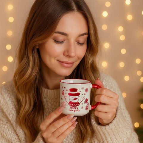 Świąteczny Kubek ceramiczny 350 ml + Pudełko na Prezent KB13