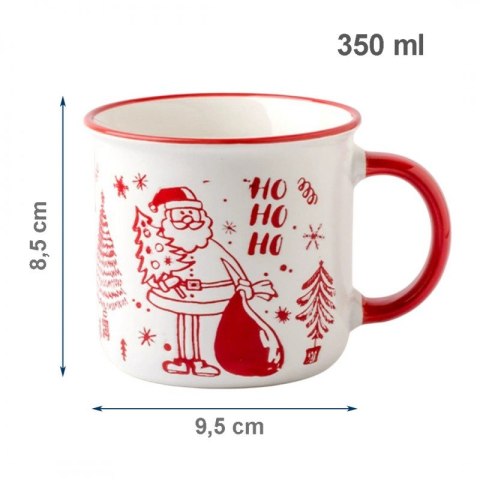Świąteczny Kubek ceramiczny 350 ml + Pudełko na Prezent KB14