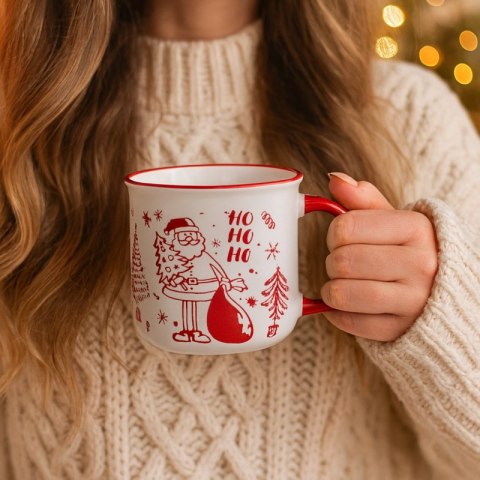 Świąteczny Kubek ceramiczny 350 ml + Pudełko na Prezent KB14