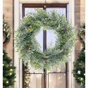 Wianek ozdobny na drzwi, stroik, sztuczna choina jak żywa - średnica 38 cm WSN24