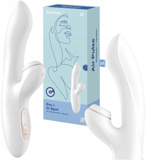 Wibrator Pro+ G-Spot I Łechtaczka Silne Wibracje 2w1 Stymulator Masażer