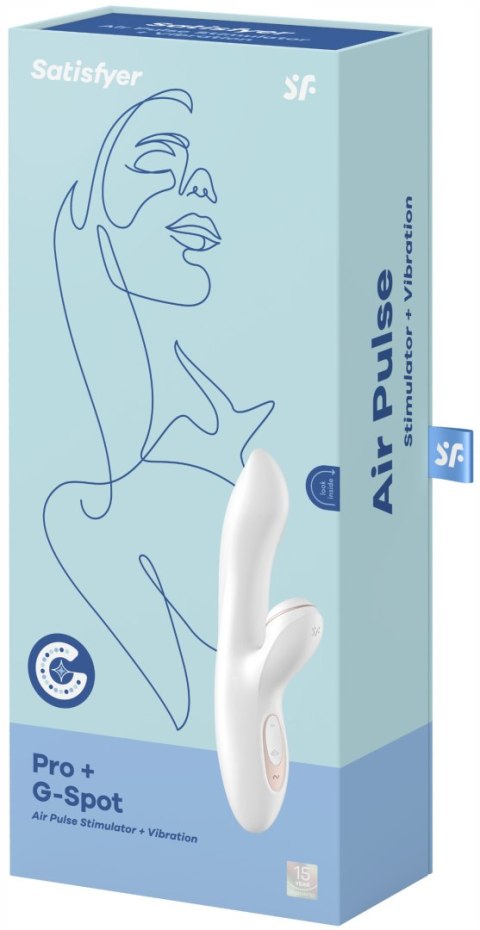 Wibrator Pro+ G-Spot I Łechtaczka Silne Wibracje 2w1 Stymulator Masażer