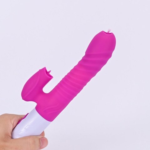 Wibrator-Silicone Vibrator USB 7 Function and Thrusting Function / Heating, purple Wibrator-Silicone Vibrator USB 7 Function and Thrusting Function / Heating, purple