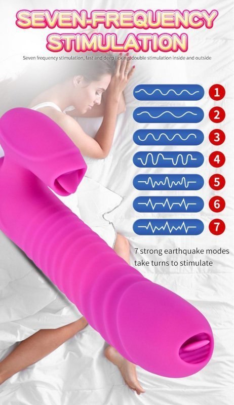 Wibrator-Silicone Vibrator USB 7 Function and Thrusting Function / Heating, purple Wibrator-Silicone Vibrator USB 7 Function and Thrusting Function / Heating, purple