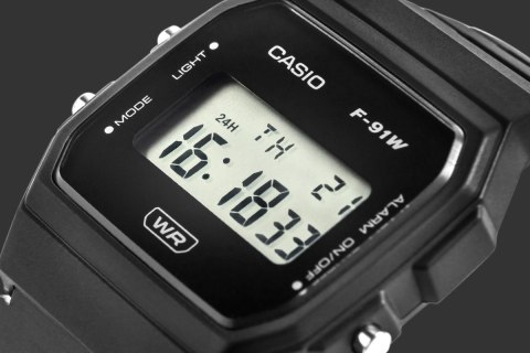 Zegarek CASIO Unisex F-91WB-1AVDF + BOX Zegarek CASIO Unisex F-91WB-1AVDF + BOX