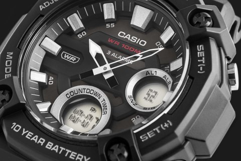 Zegarek Męski CASIO AEQ-120W-1AVDF + BOX Zegarek Męski CASIO AEQ-120W-1AVDF + BOX
