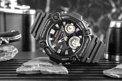 Zegarek Męski CASIO AEQ-120W-1AVDF + BOX Zegarek Męski CASIO AEQ-120W-1AVDF + BOX
