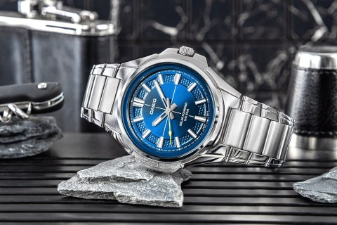Zegarek Męski CASIO Solar MTP-RS100D-2AVDF + BOX Zegarek Męski CASIO Solar MTP-RS100D-2AVDF + BOX