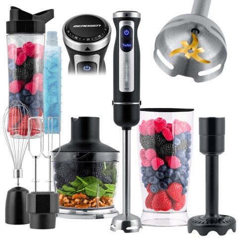 Blender ręczny z butelką 1500 W BD-754 Berdsen Blender ręczny z butelką 1500 W BD-754 Berdsen