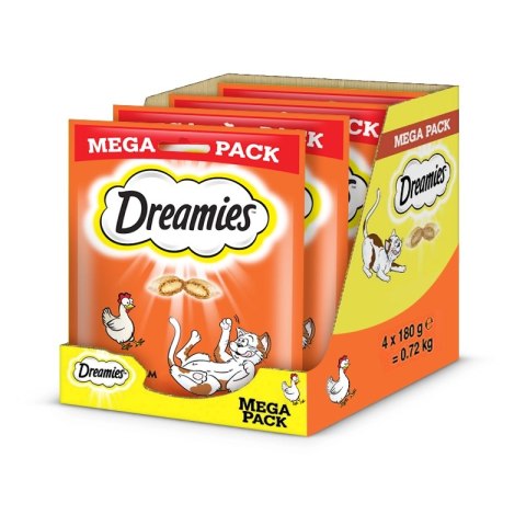 DREAMIES Przysmak Dla Kota Z Kurczakiem 4x180g DREAMIES Przysmak Dla Kota Z Kurczakiem 4x180g