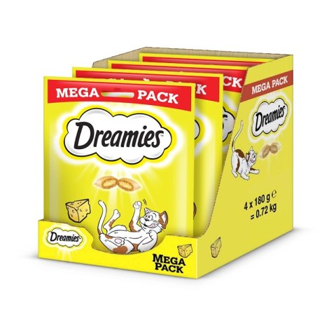 DREAMIES Przysmak Dla Kota Z Serem 4x180g DREAMIES Przysmak Dla Kota Z Serem 4x180g