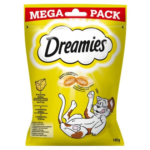 DREAMIES Przysmak Dla Kota Z Serem 4x180g DREAMIES Przysmak Dla Kota Z Serem 4x180g