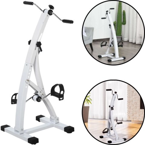 ROWER TRENINGOWY DLA SENIORÓW 2W1 BIAŁY PAKO A90-158