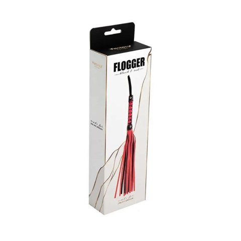 Black & red flogger Black & red flogger