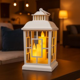 Lampion dekoracyjny LED z imitacją świec 12 x 23 cm - LAMP54WZ3