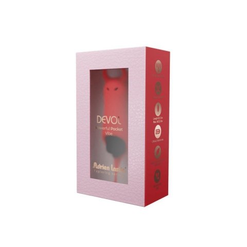 Stymulator-Wibrator - Lastic pocket vibe Devil Stymulator-Wibrator - Lastic pocket vibe Devil