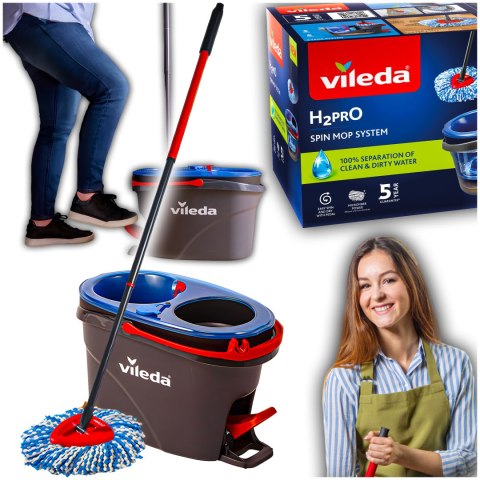 Mop obrotowy Vileda H2prO Mop obrotowy Vileda H2prO