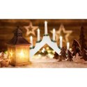 Świecznik adwentowy LED, ciepła biel 7 świec lampka biała LAMP61