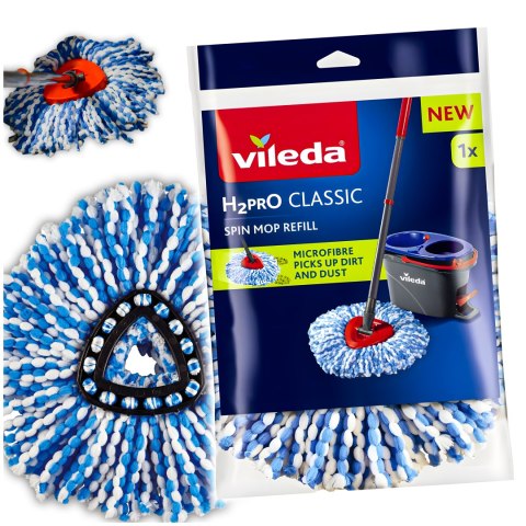 Wkład do mopa obrotowego Vileda H2prO Wkład do mopa obrotowego Vileda H2prO