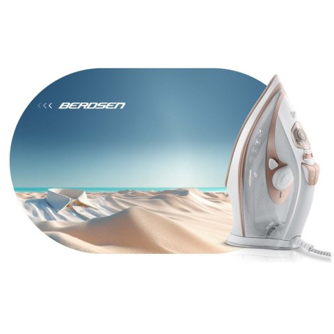 Żelazko parowe 3000W Berdsen BD-332 ceramiczna powłoka praca w pionie