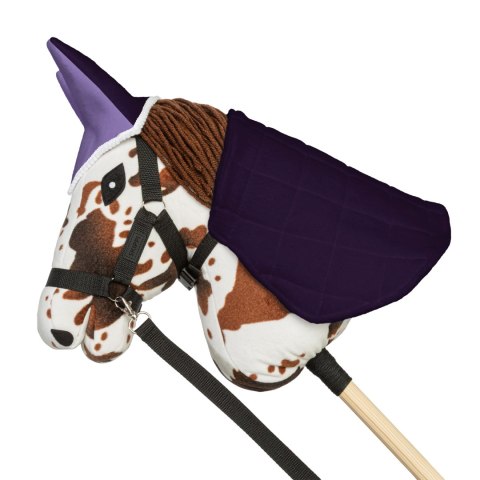 Zestaw Skippi - Hobby Horse Gniado - srokaty - Derka wrzos i śliwka Zestaw Skippi - Hobby Horse Gniado - srokaty - Derka wrzos i śliwka