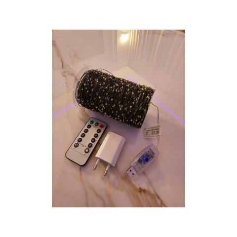 Zewnętrzne/wewnętrzne lampki choinkowe drucik 500 LED 50m, barwa Multikolor LAMP36MULTI