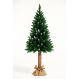 CHOINKA NA PNIU Z SOSNY, SZTUCZNA jak żywa ŚWIERK 180 CM GĘSTA OŚNIEŻONA CHO09